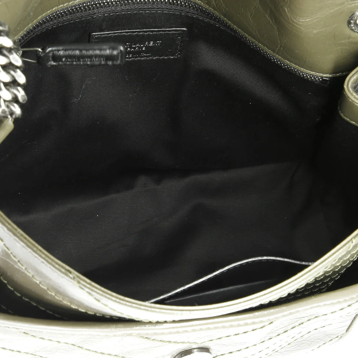 Niki Chain Flap Bag Leather Medium - Deep Luxury