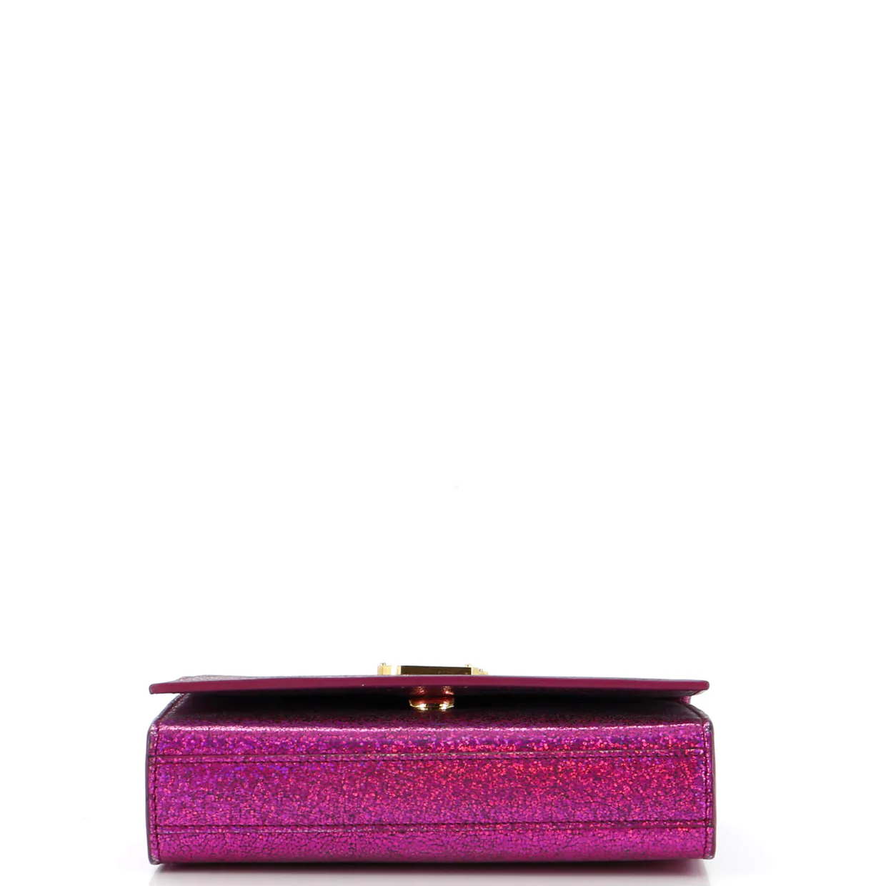 Classic Monogram Crossbody Bag Glitter Leather Small - Deep Luxury
