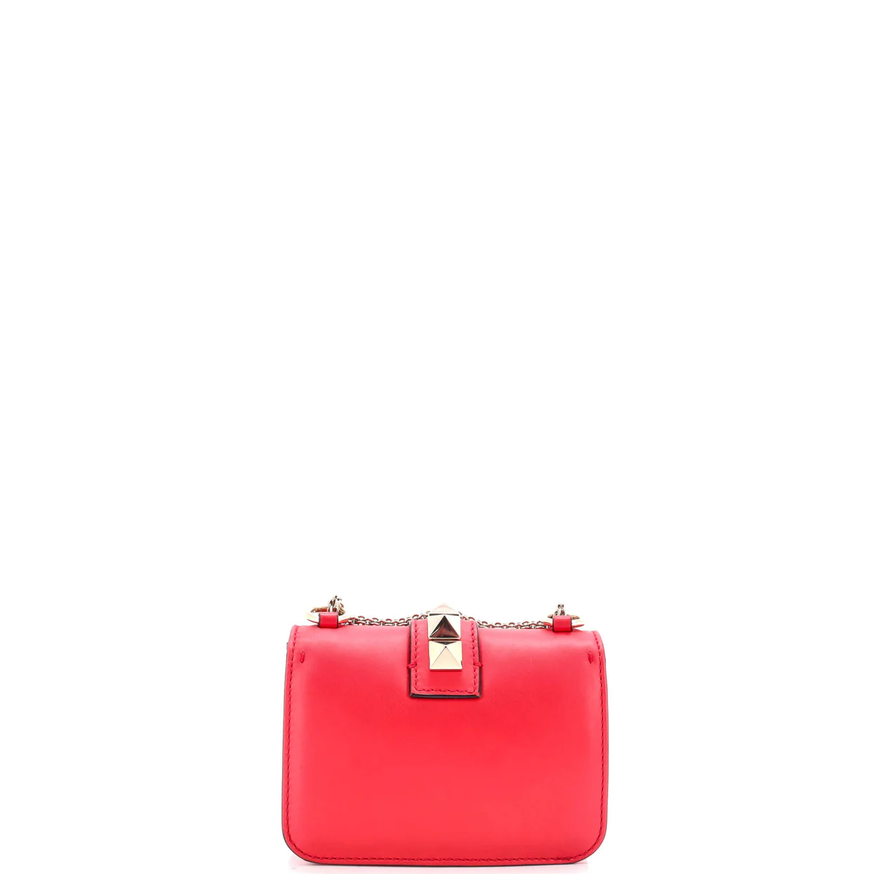 Glam Lock Shoulder Bag Leather Mini - Deep Luxury