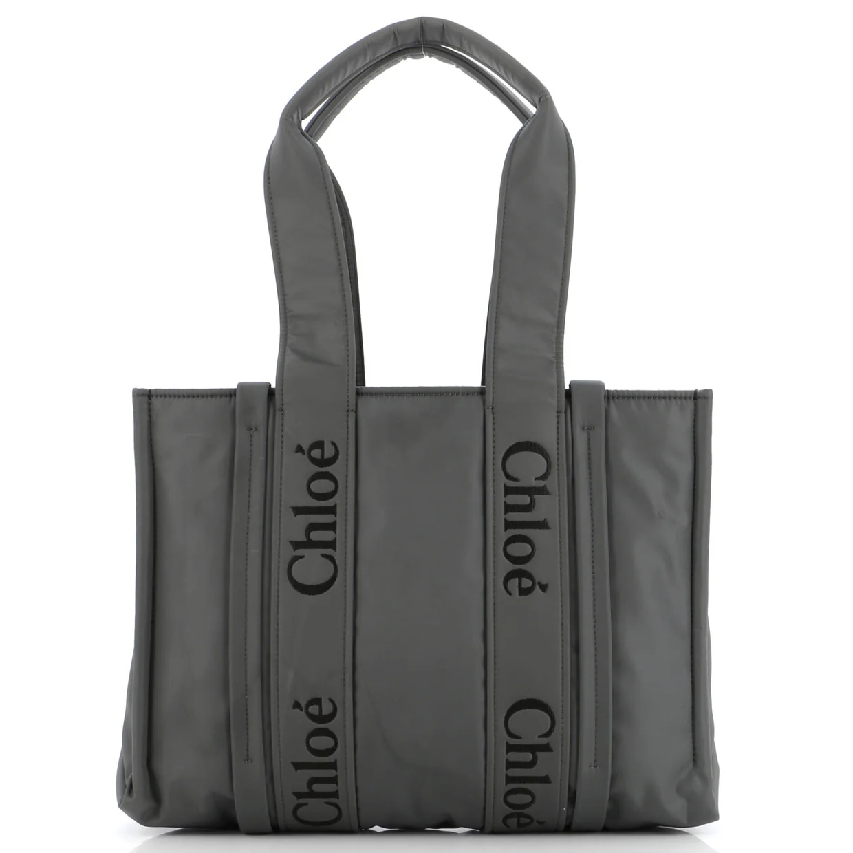 Woody Tote Recycled Nylon Medium - Deep Luxury
