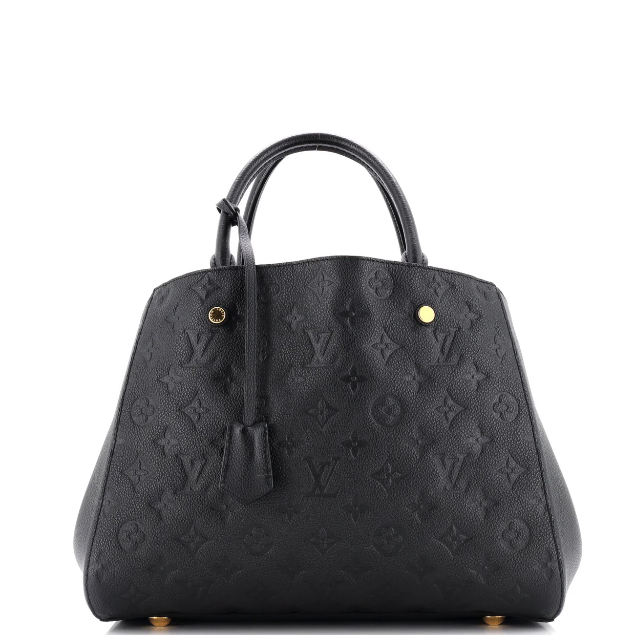 Montaigne Handbag Monogram Empreinte Leather MM - Deep Luxury