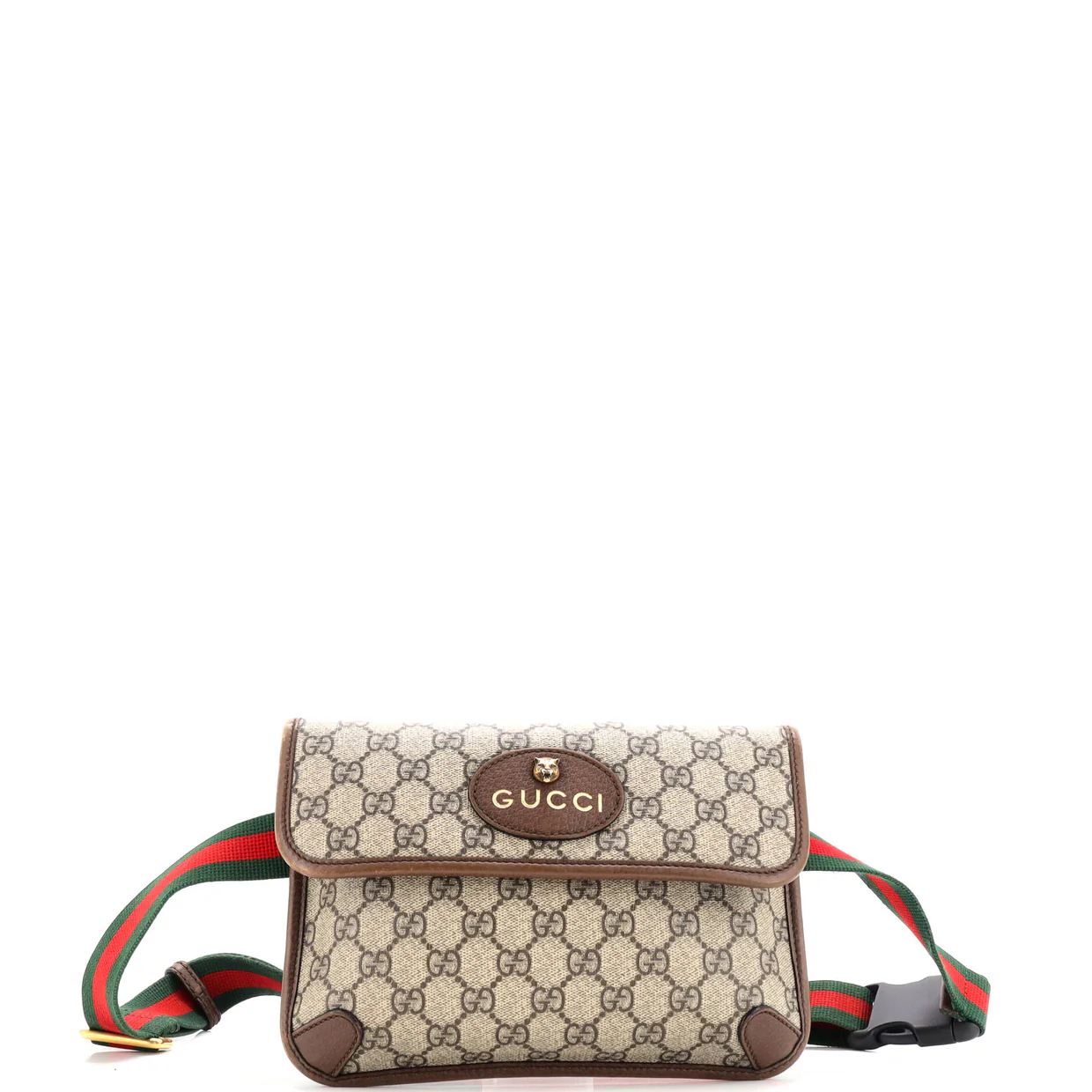 Neo Vintage Flap Belt Bag GG Coated Canvas - Deep Luxury