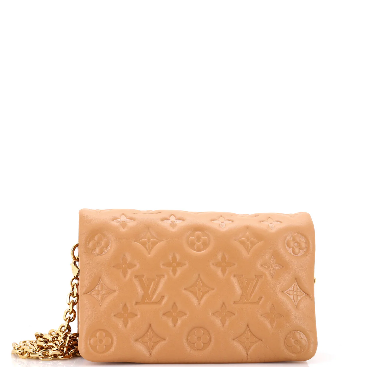 Coussin Pochette Monogram Embossed Lambskin - Deep Luxury