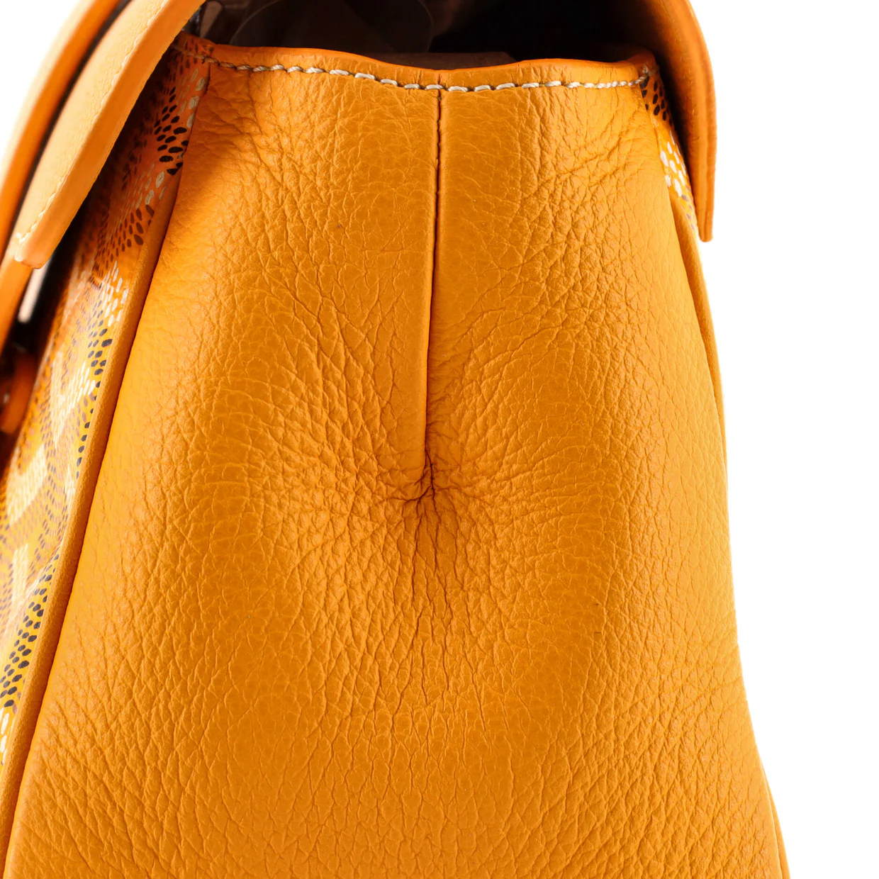 Saigon Top Handle Bag Coated Canvas with Leather Mini - Deep Luxury