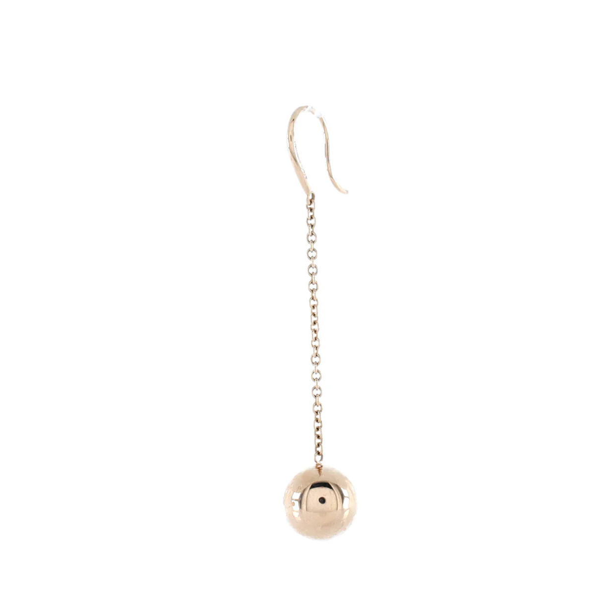HardWear Ball Hook Drop Earrings 18K Rose Gold 10mm - Deep Luxury