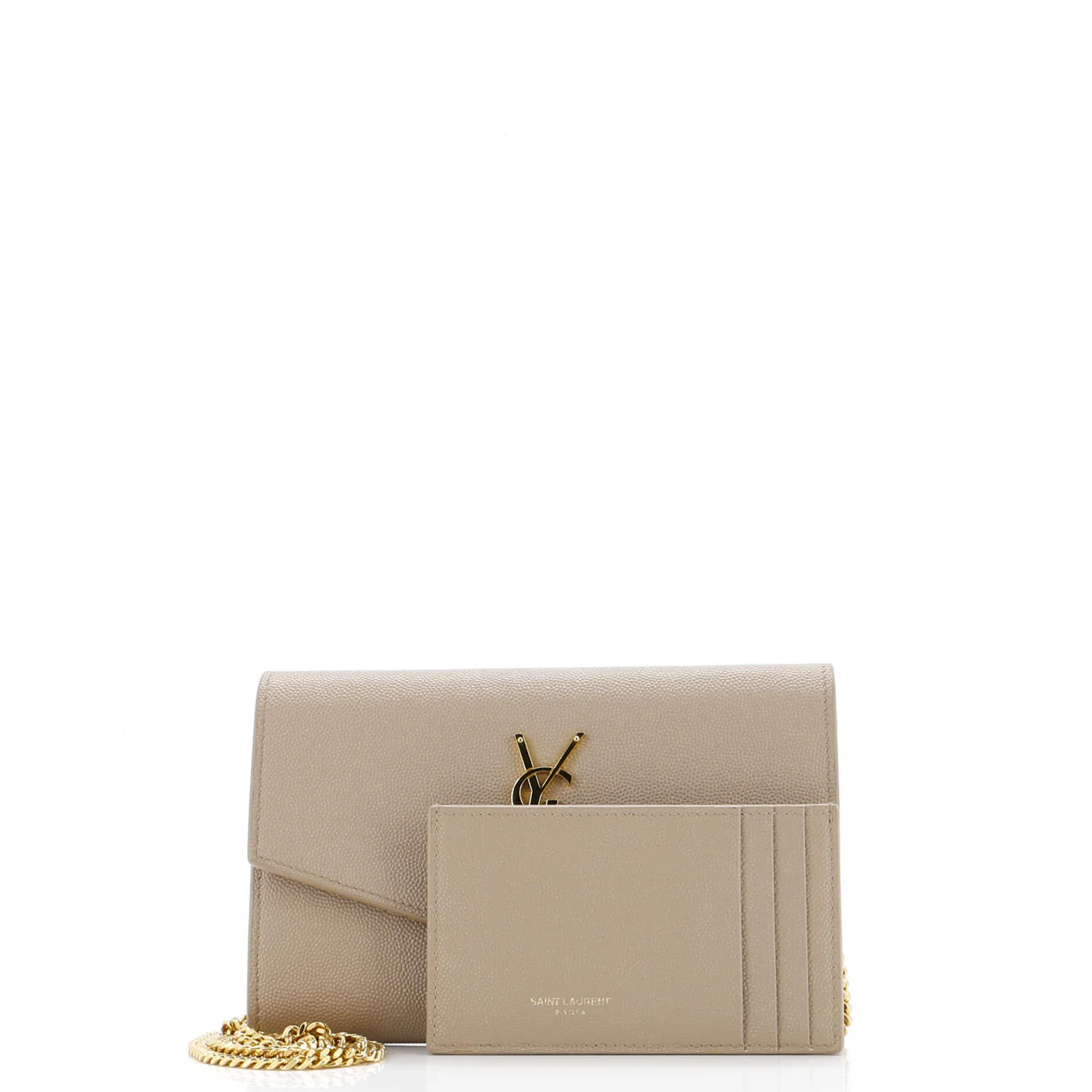 Uptown Chain Wallet Leather - Deep Luxury