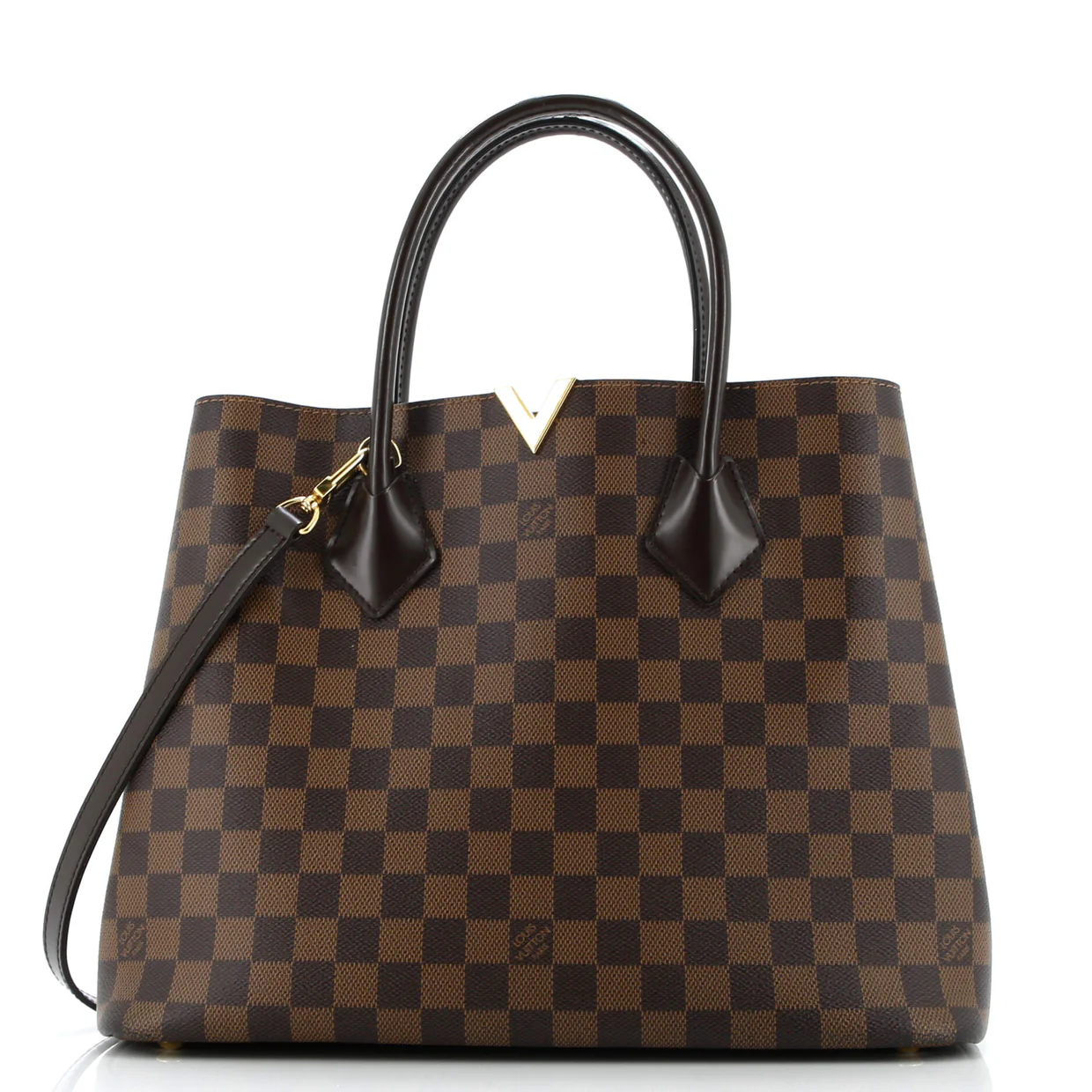 Kensington Handbag Damier - Deep Luxury