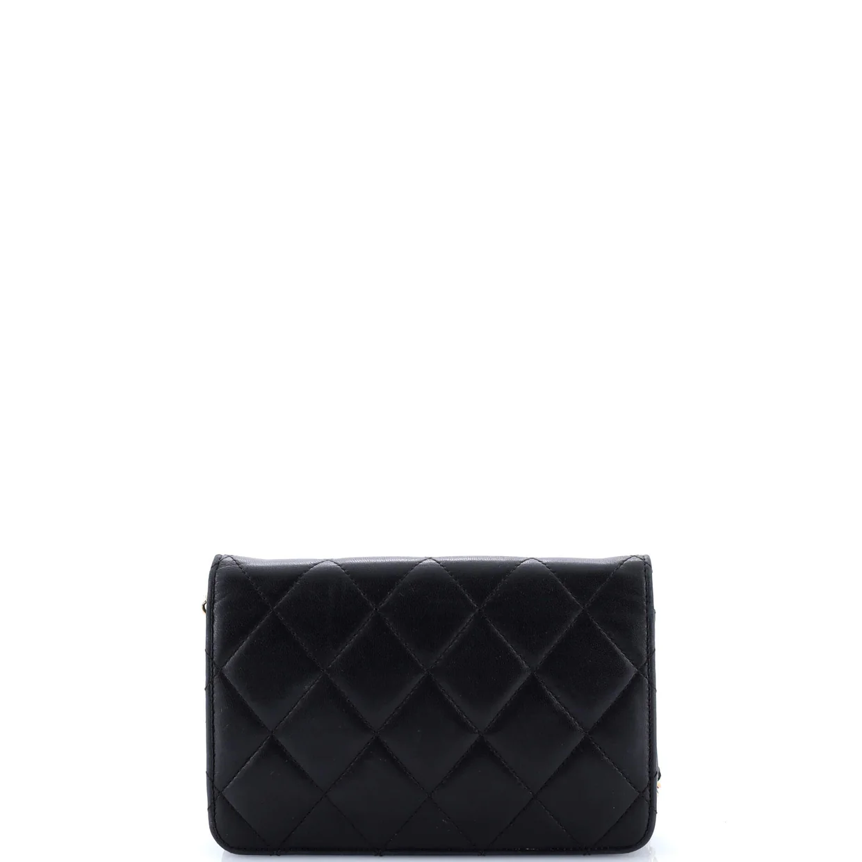 Golden Class Wallet on Chain Quilted Lambskin - Deep Luxury