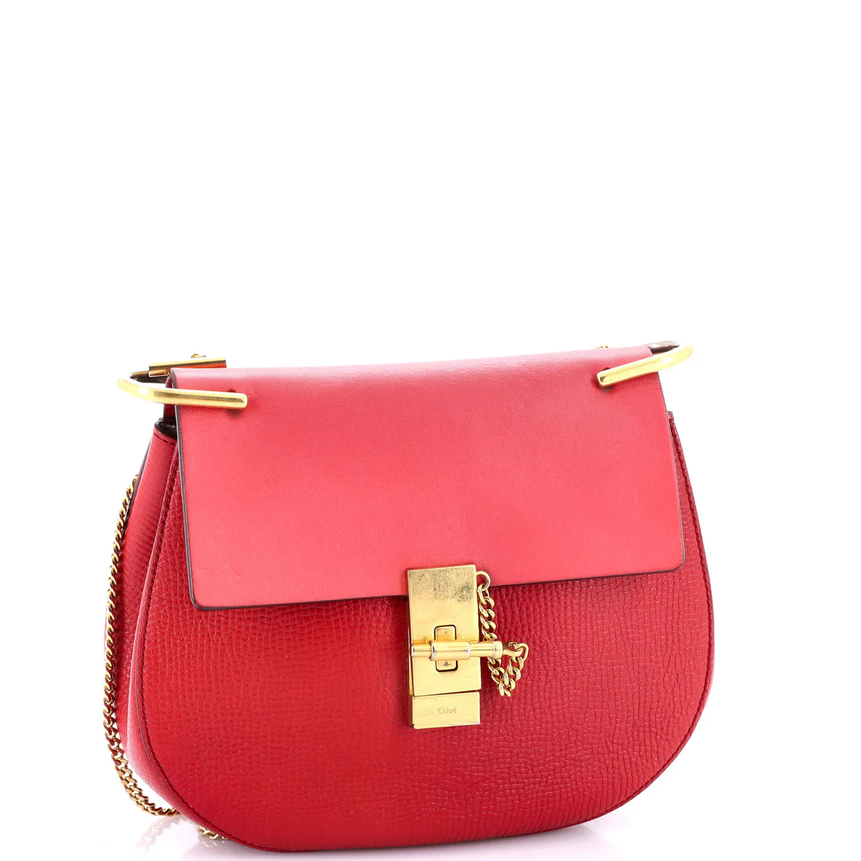 Drew Crossbody Bag Leather Small - Deep Luxury
