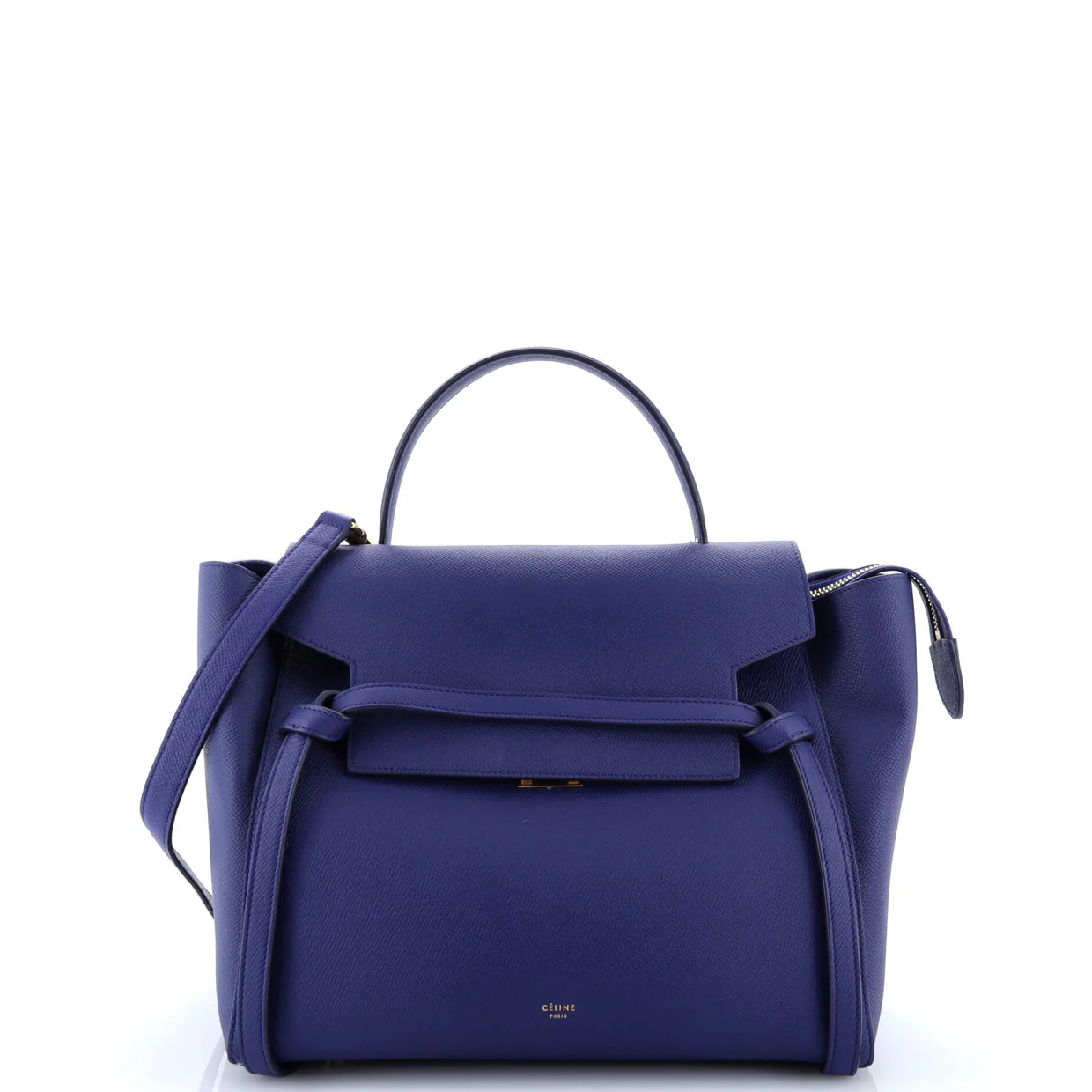 Belt Bag Textured Leather Mini - Deep Luxury