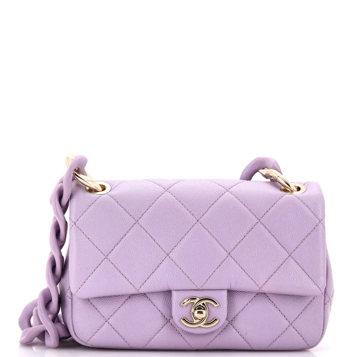 Funky Match Flap Bag Quilted Caviar Mini - Deep Luxury