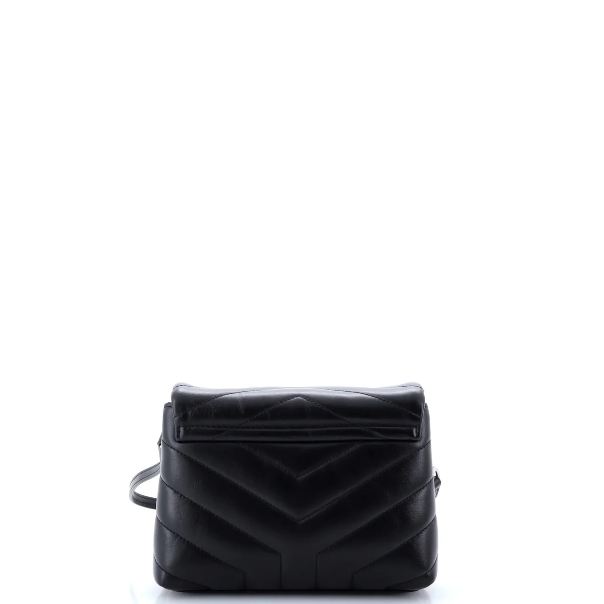 Loulou Shoulder Bag Matelasse Chevron Leather Toy - Deep Luxury