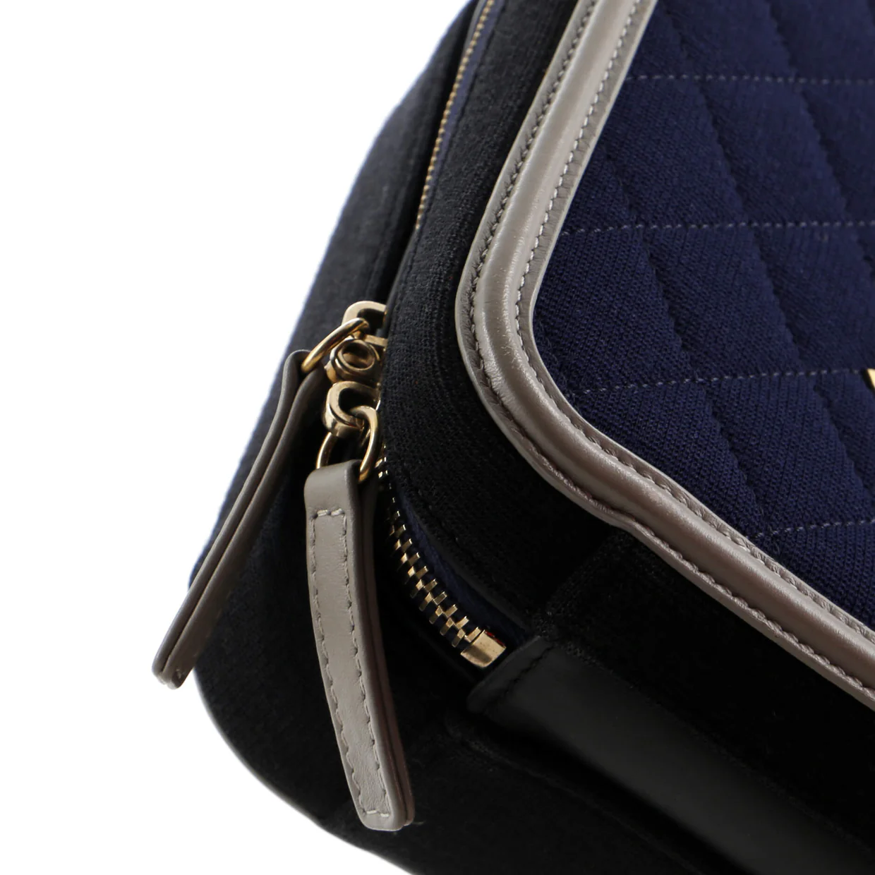 Filigree Vanity Case Quilted Jersey Small - Deep Luxury