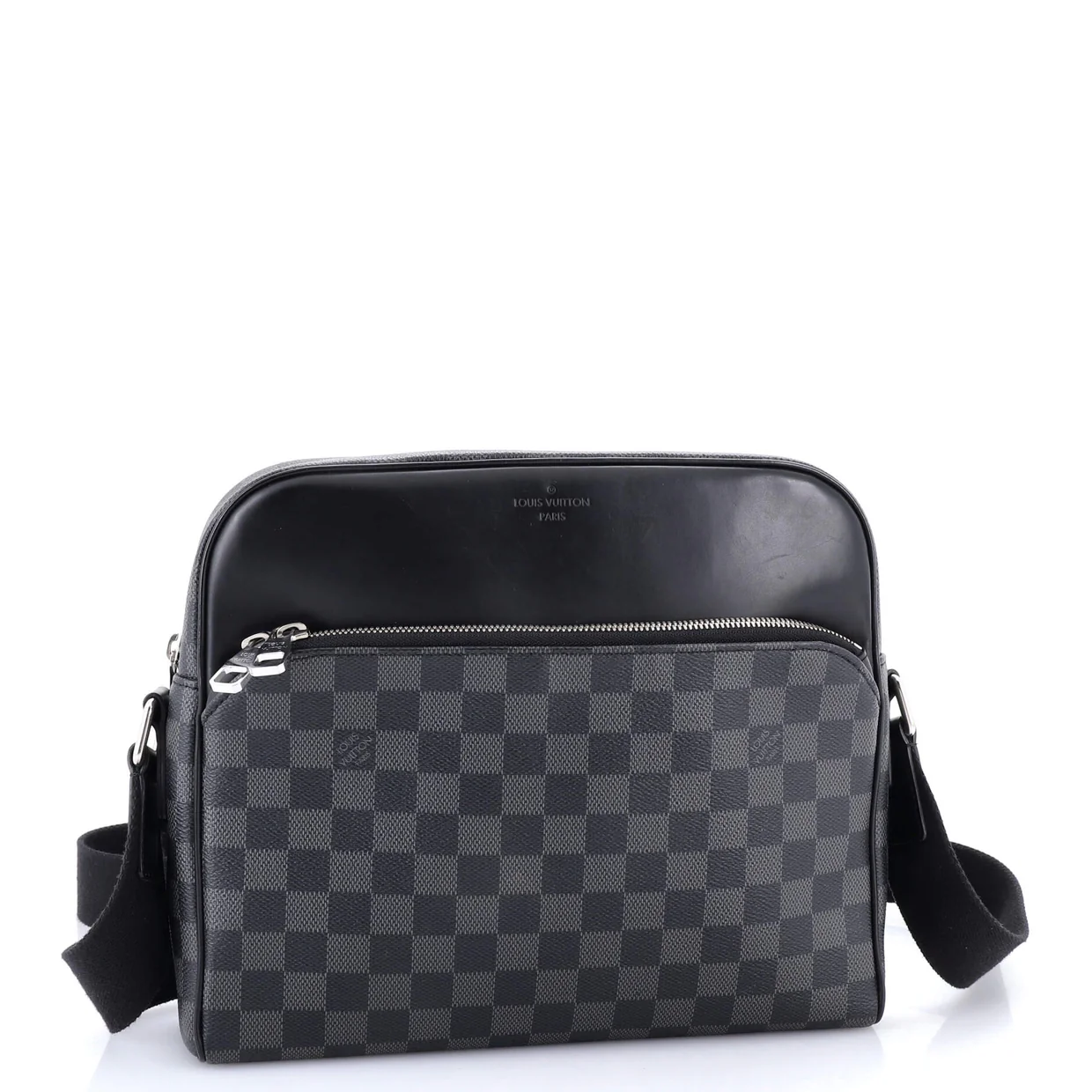Dayton Reporter Bag Damier Graphite PM - Deep Luxury