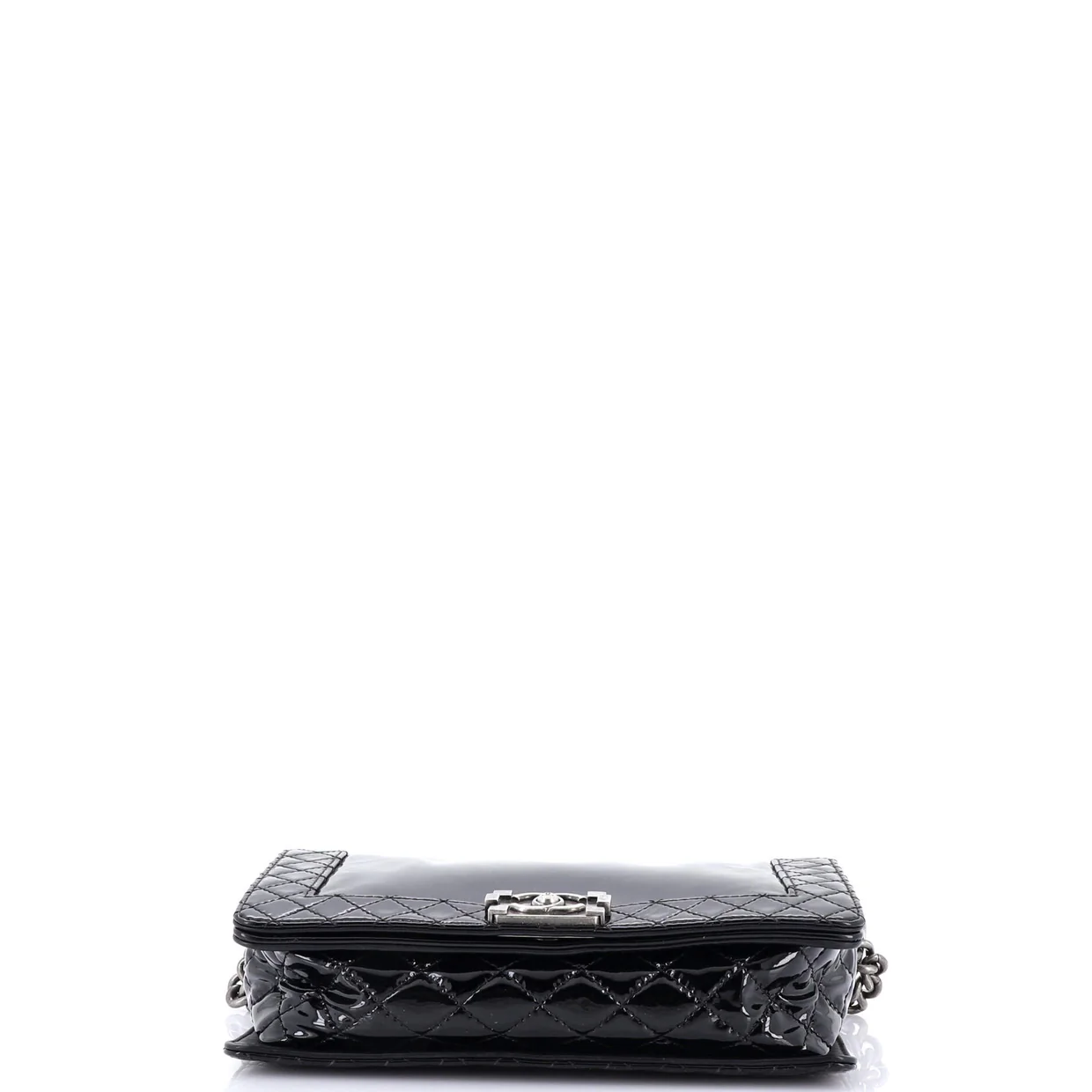 Reverso Boy Flap Bag Patent New Medium - Deep Luxury