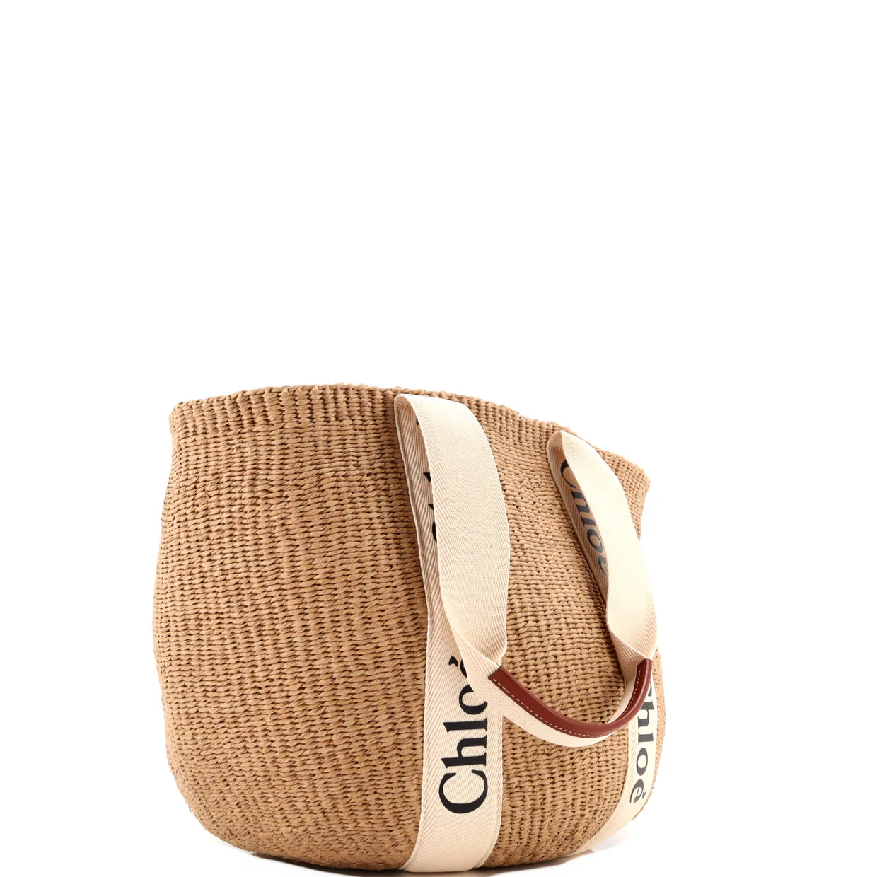 x Mifuko Woody Tote Raffia Large - Deep Luxury