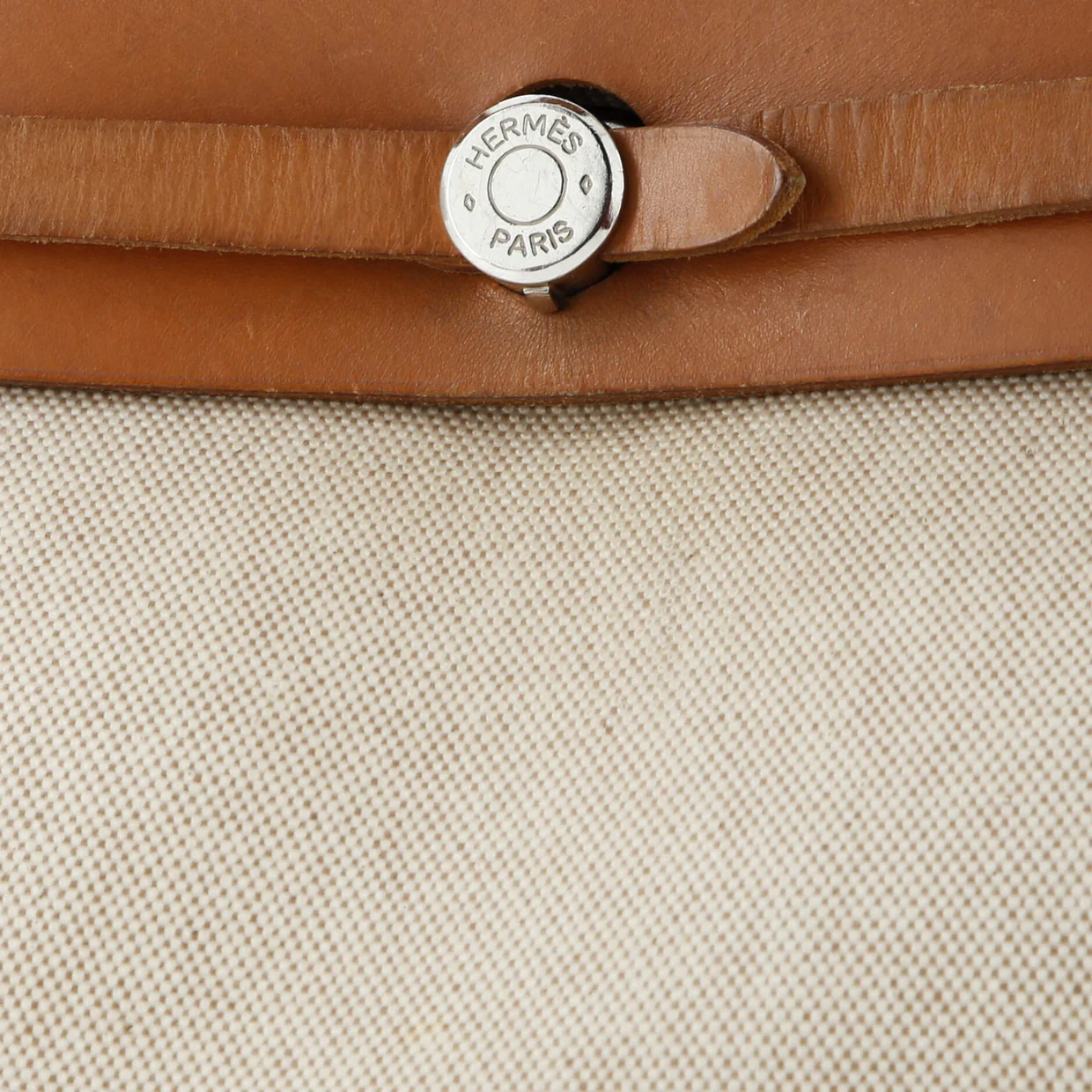 Herbag Toile and Leather PM - Deep Luxury
