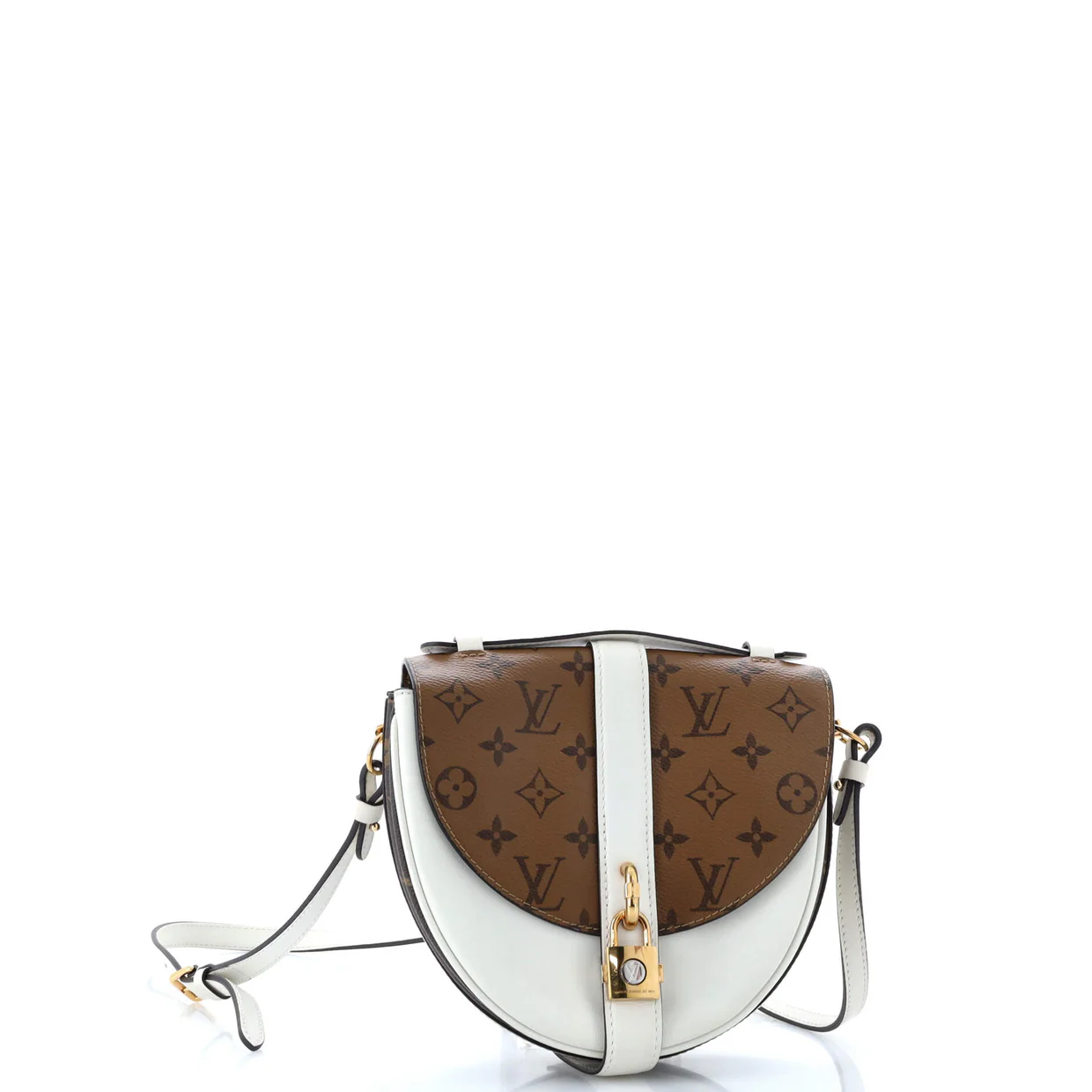 Chantilly Lock Handbag Reverse Monogram Canvas and Leather - Deep Luxury