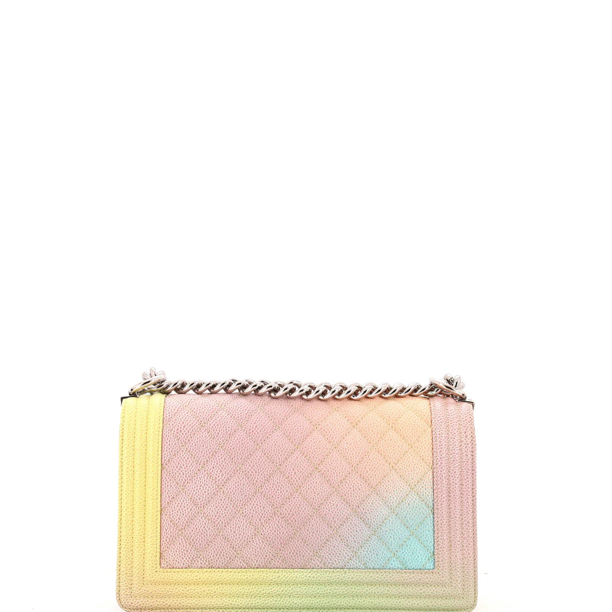 Rainbow Boy Flap Bag Quilted Painted Caviar Old Medium - Deep Luxury