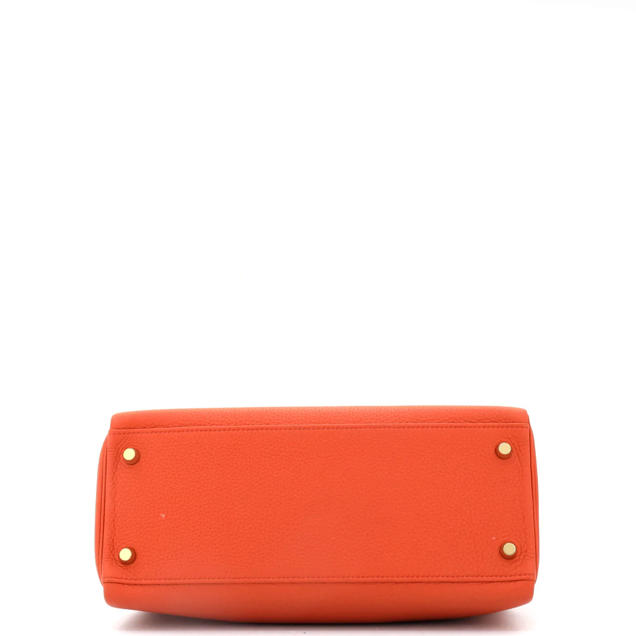Kelly Handbag Terre Battue Togo with Gold Hardware 28 - Deep Luxury