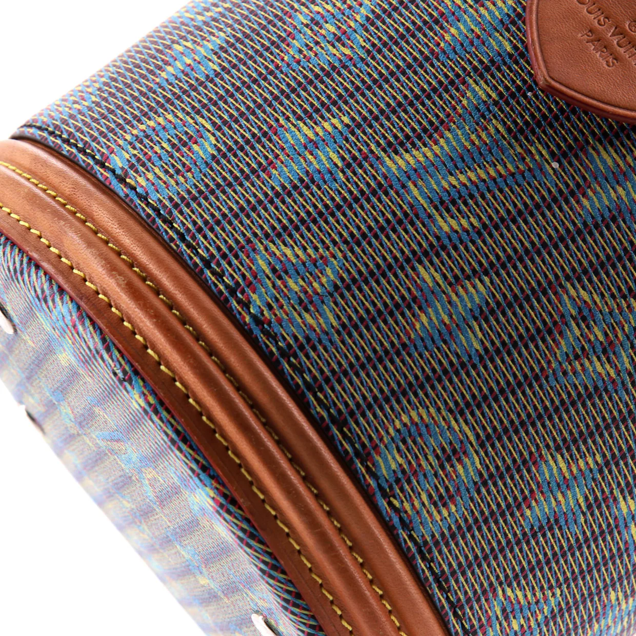 Cannes Handbag Damier Monogram LV Pop Canvas - Deep Luxury