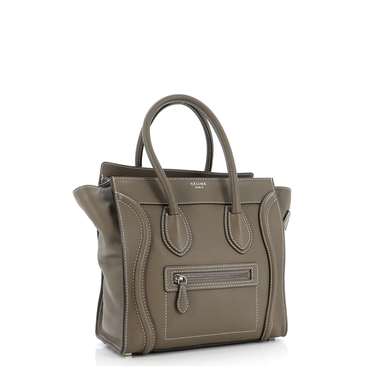 Luggage Bag Grainy Leather Micro - Deep Luxury