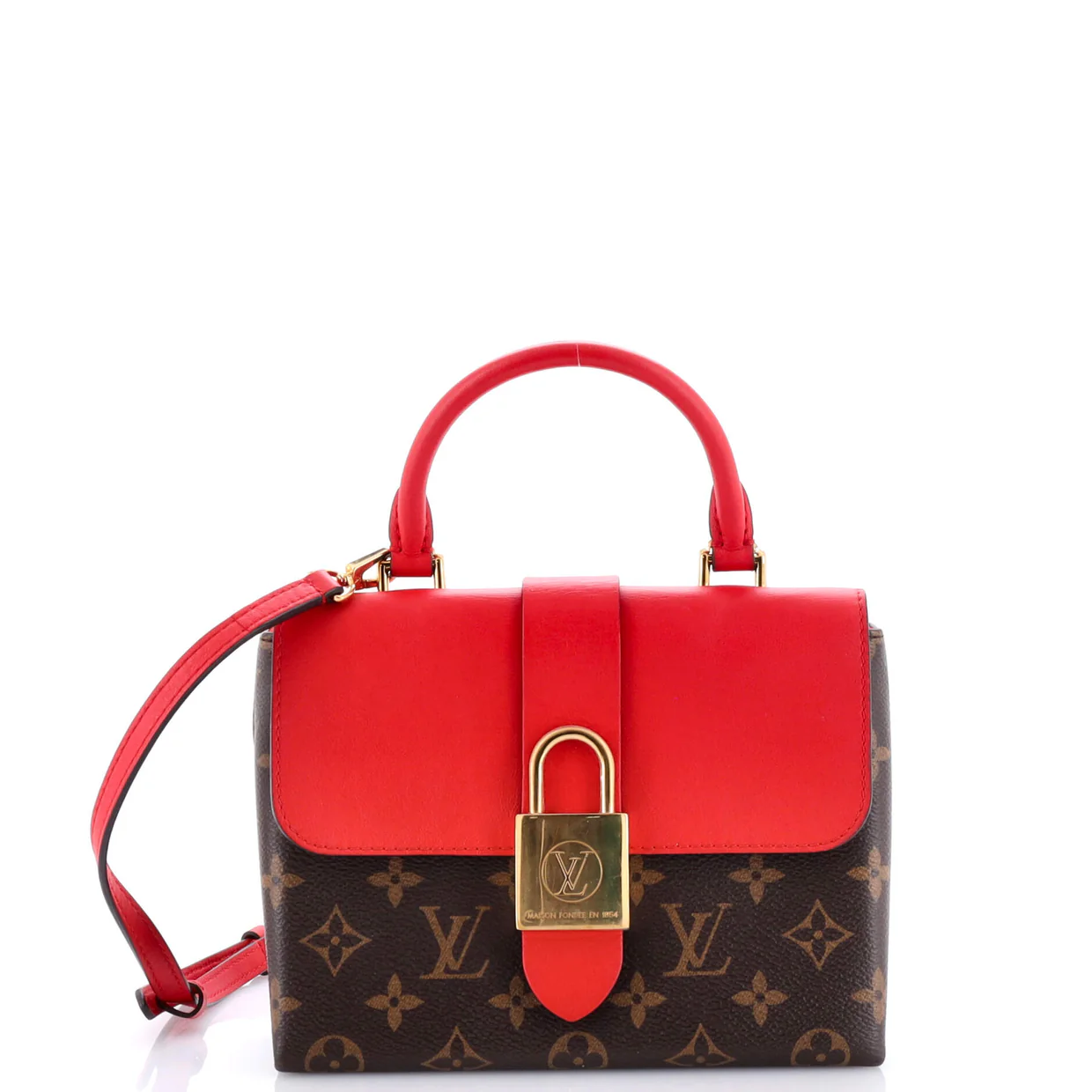 Locky Handbag Monogram Canvas with Leather BB - Deep Luxury