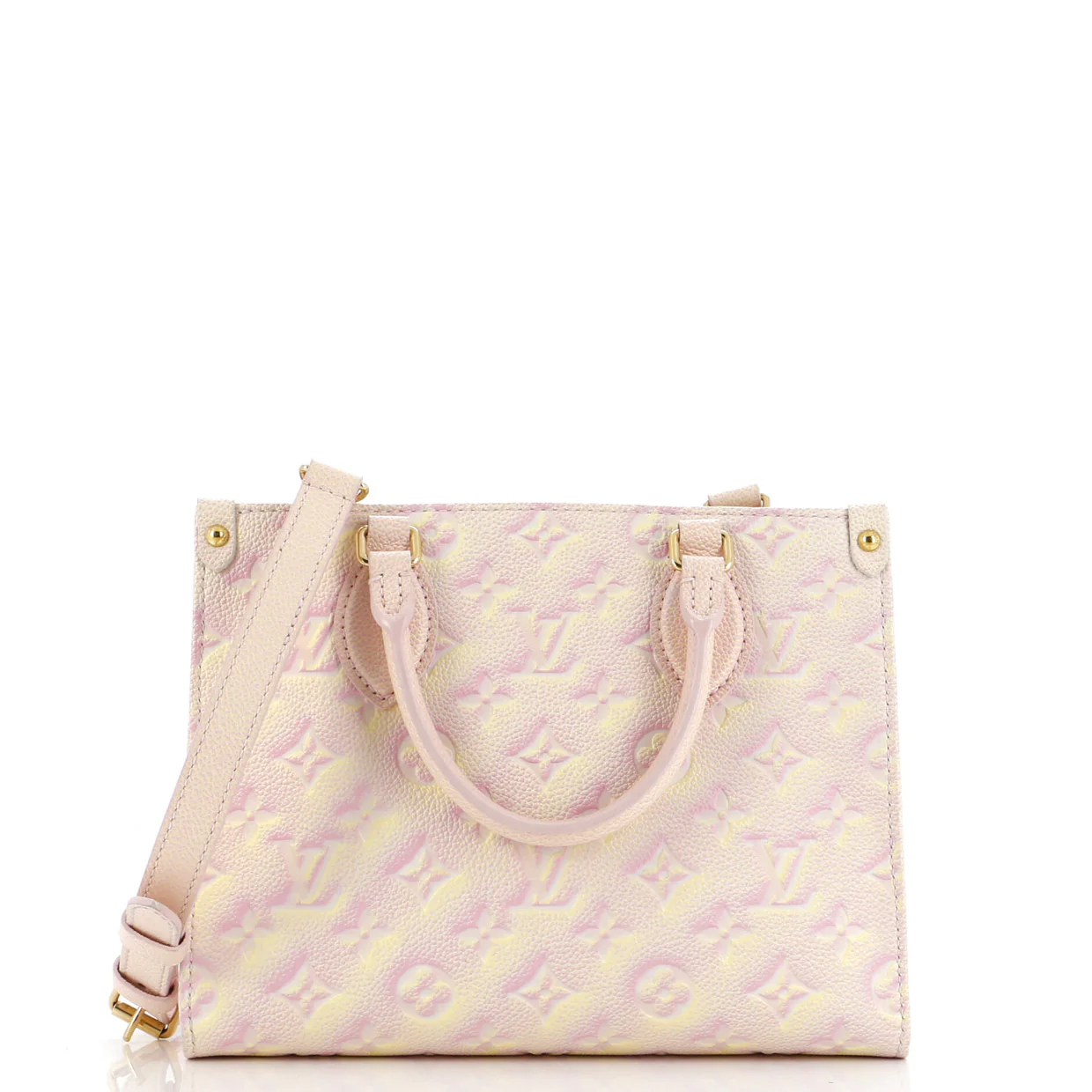 OnTheGo Tote Stardust Monogram Empreinte Leather PM - Deep Luxury