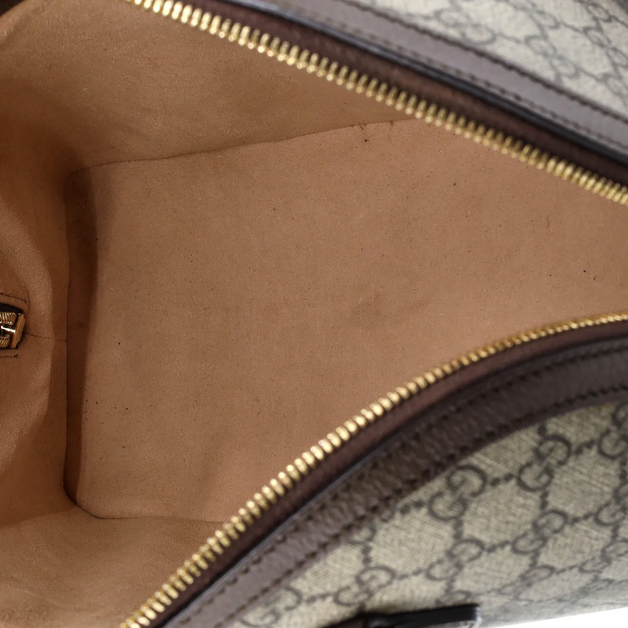 Ophidia Dome Top Handle Bag GG Coated Canvas Medium - Deep Luxury