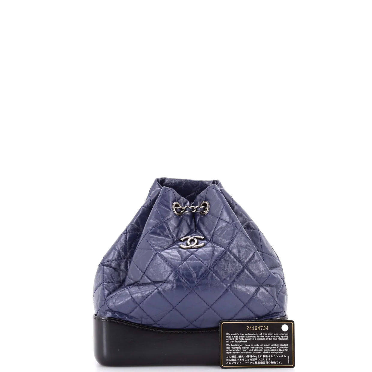 Gabrielle Backpack Quilted Calfskin Small - Deep Luxury