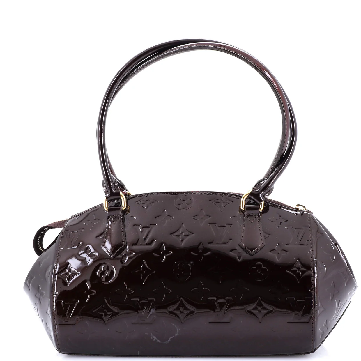 Sherwood Handbag Monogram Vernis PM - Deep Luxury