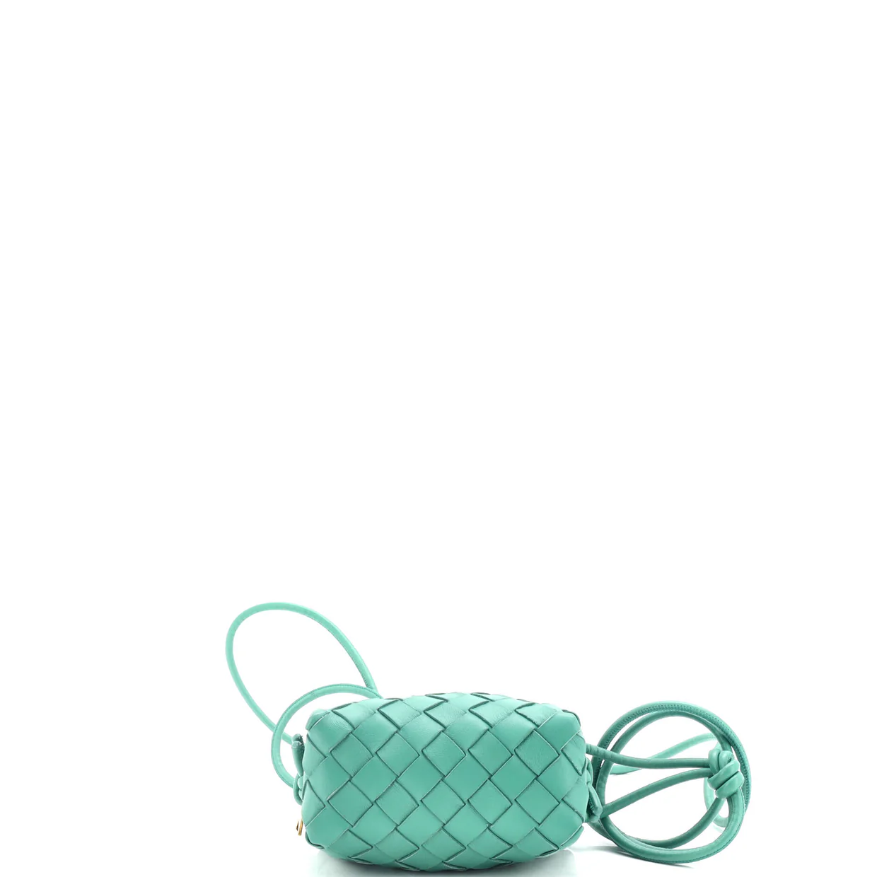 Loop Crossbody Bag Intrecciato Nappa Candy - Deep Luxury