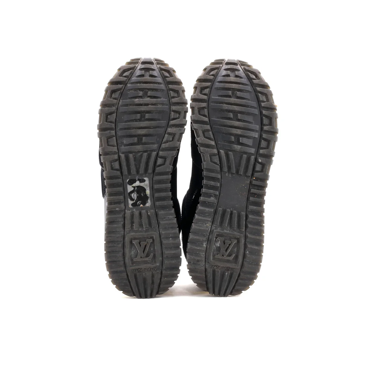 Women's Run Away Sneakers Mesh with Monogram Canvas and Suede - Deep Luxury