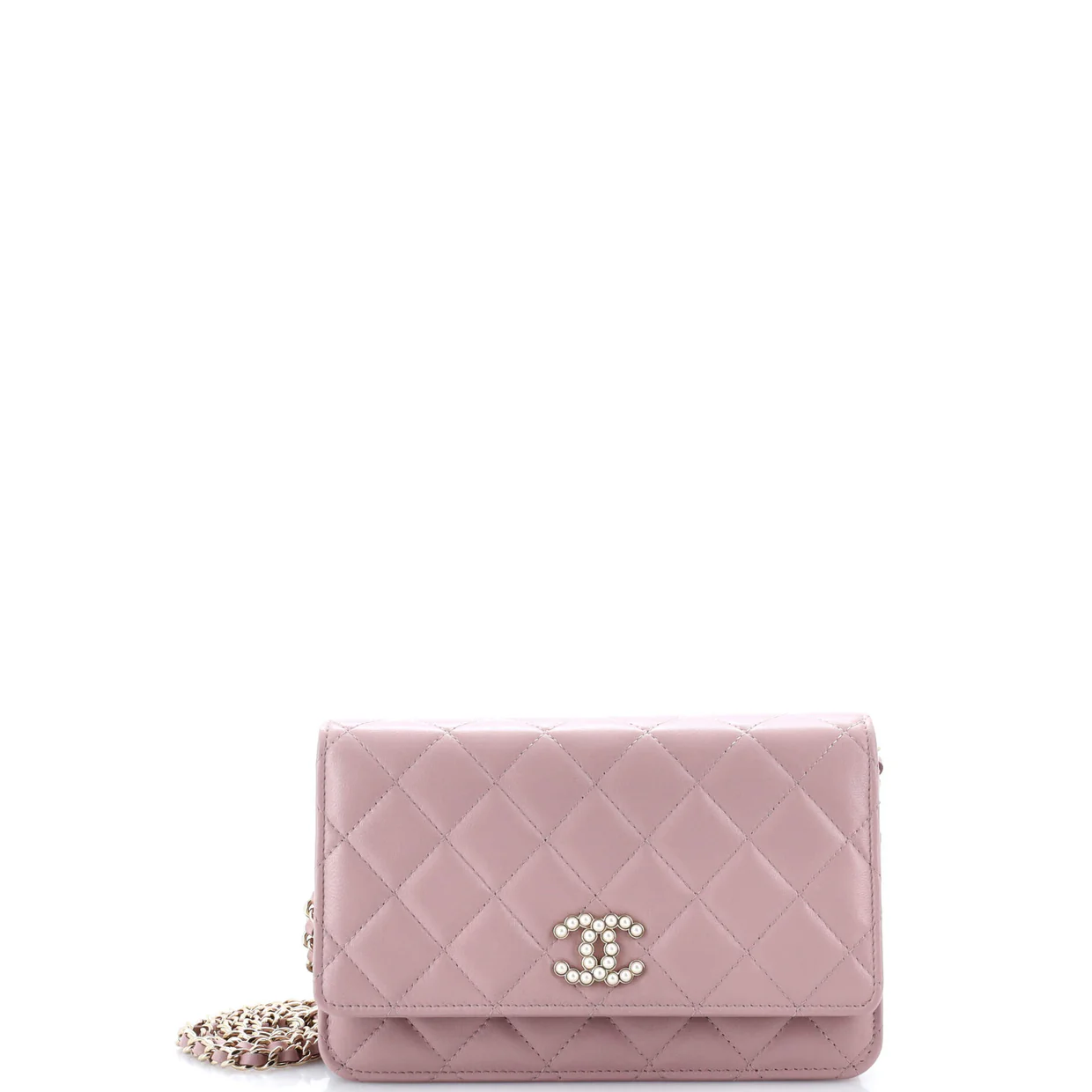 Coco Candy Wallet on Chain Quilted Caviar - Deep Luxury