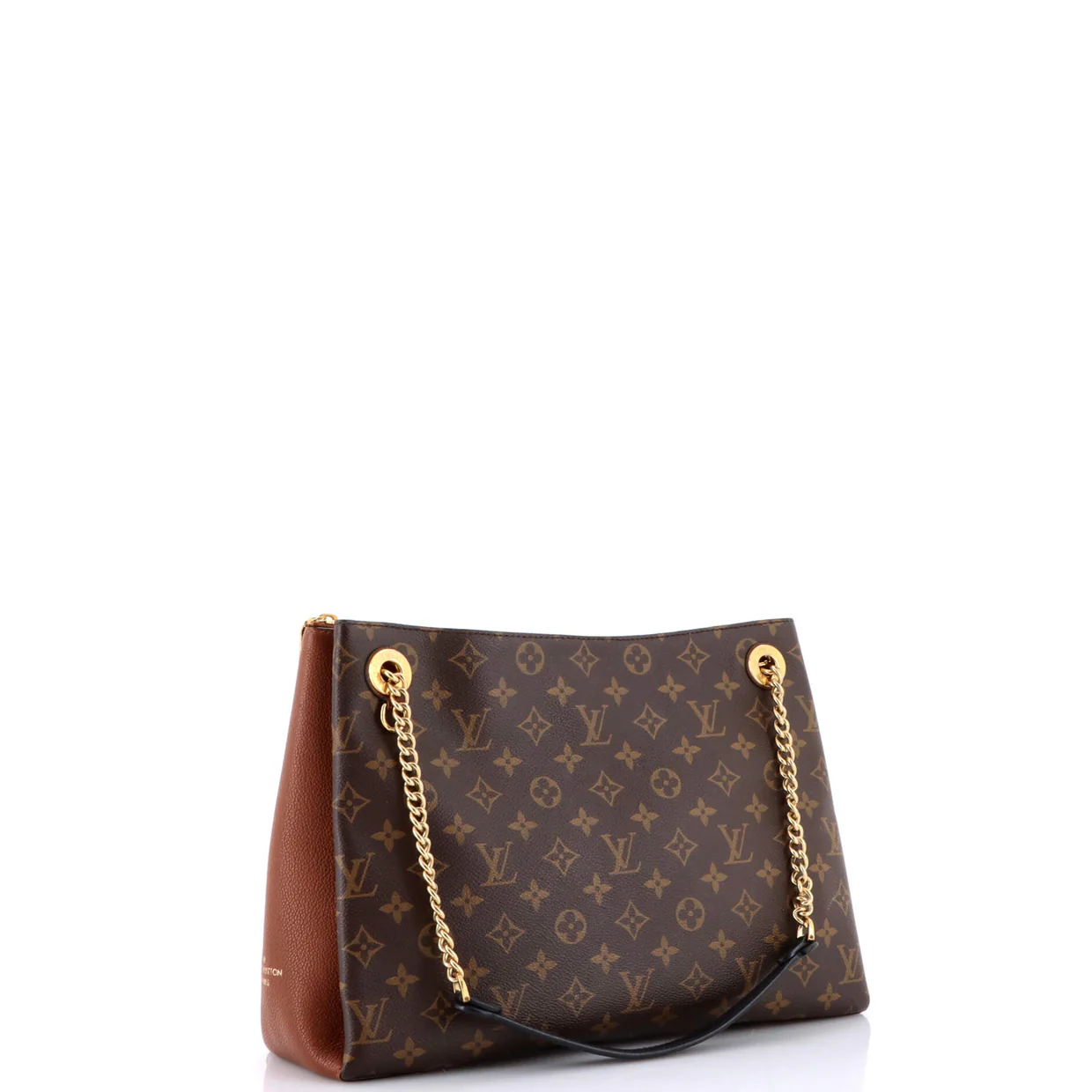 Surene Handbag Monogram Canvas with Leather MM - Deep Luxury