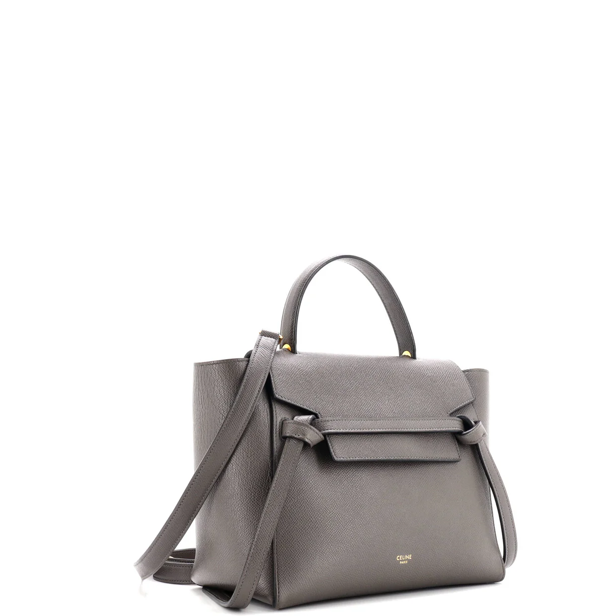 Belt Bag Textured Leather Micro - Deep Luxury