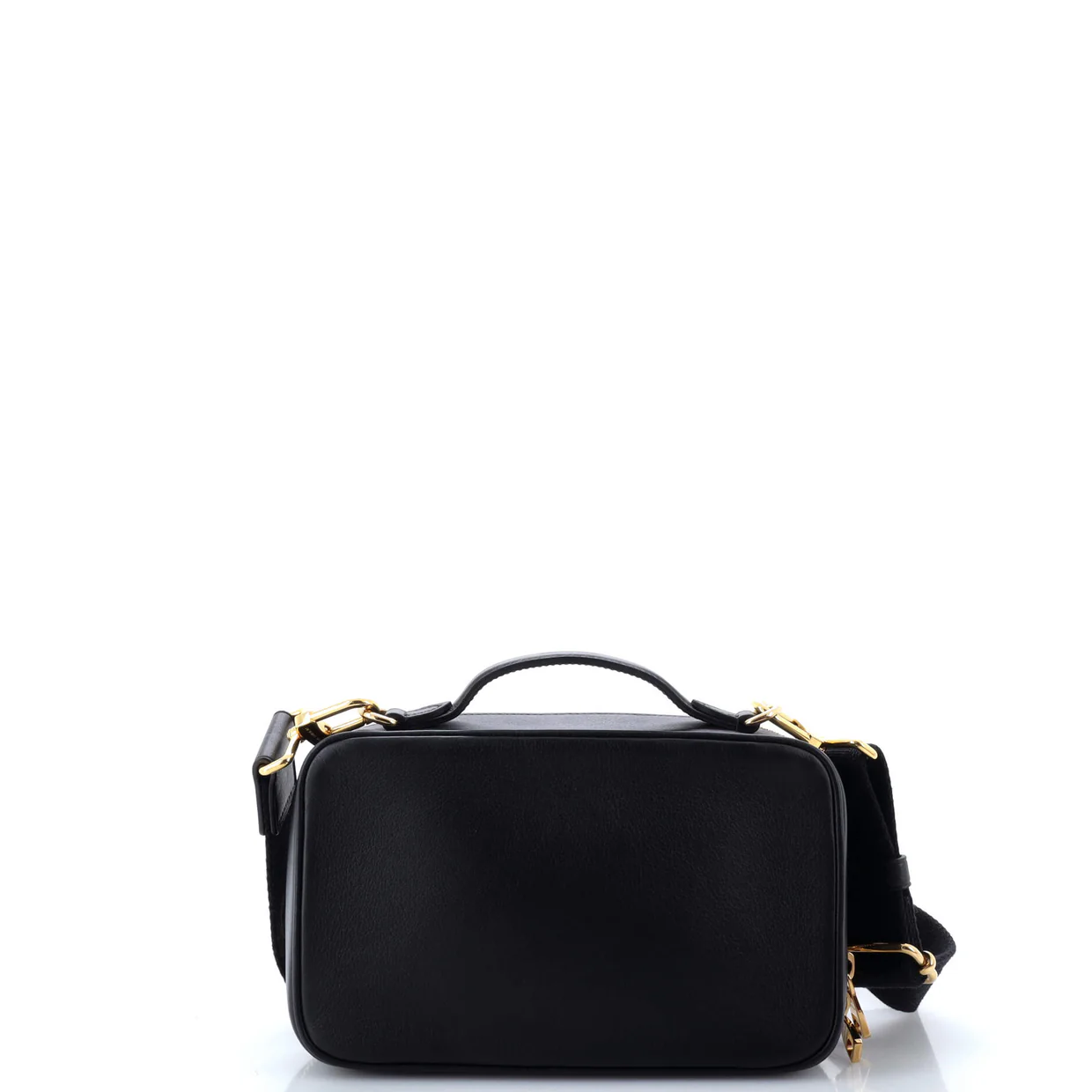 Utility Crossbody Bag Calfskin with Embossed Monogram Detail - Deep Luxury
