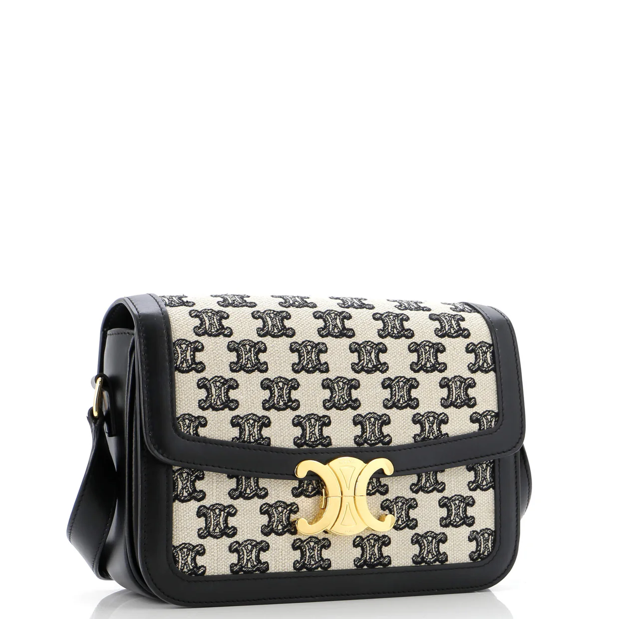 Triomphe Shoulder Bag Triomphe Canvas Medium - Deep Luxury