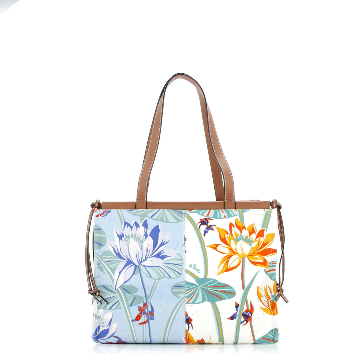Paula's Ibiza Cushion Tote Printed Canvas Small - Deep Luxury