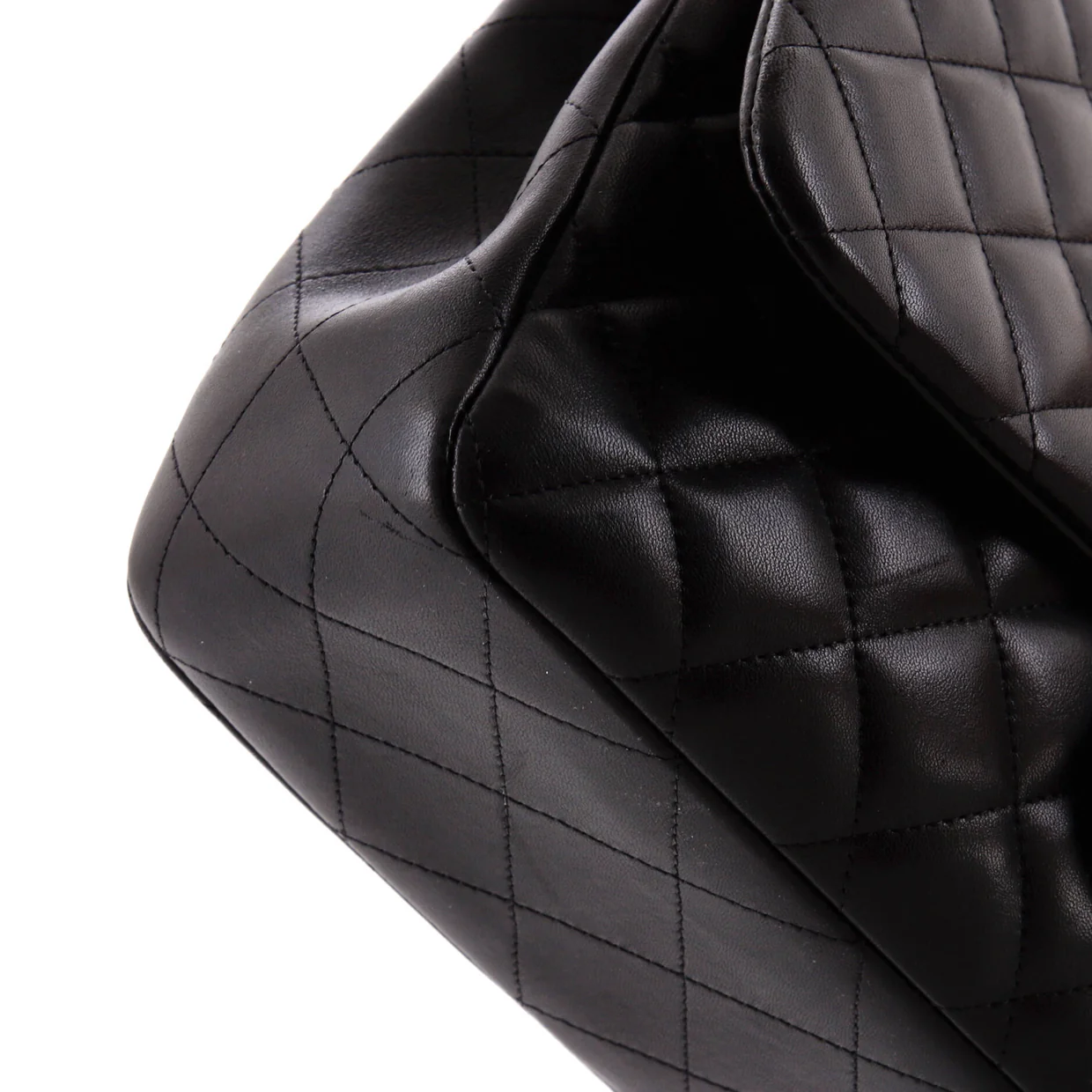 Classic Single Flap Bag Quilted Lambskin Jumbo - Deep Luxury