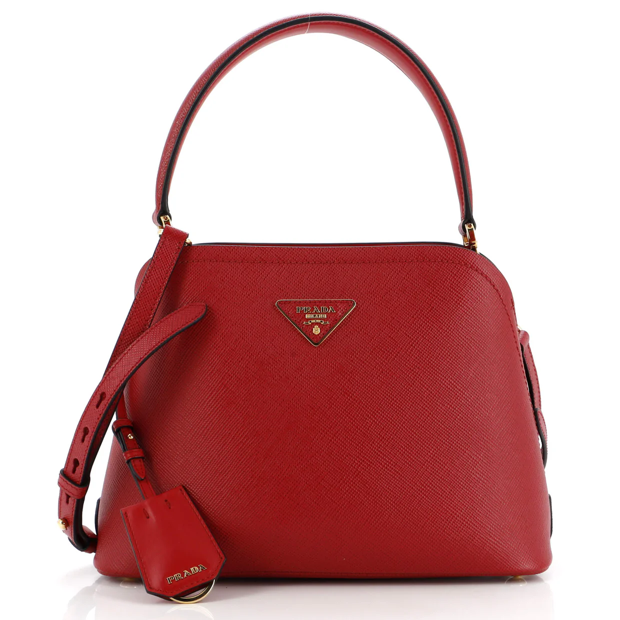 Matinee Bag Saffiano Leather Small - Deep Luxury
