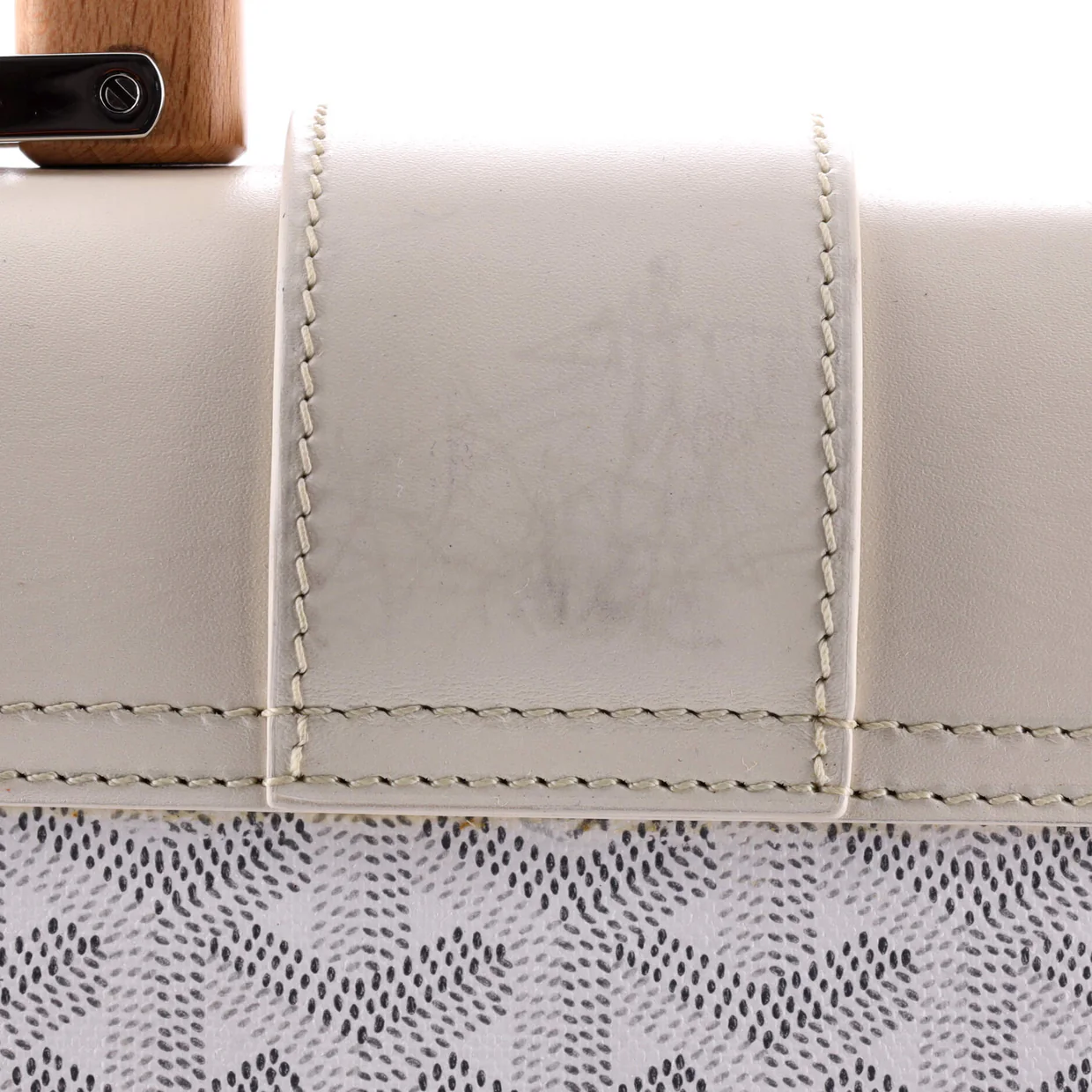 Saigon Top Handle Bag Coated Canvas with Leather PM - Deep Luxury