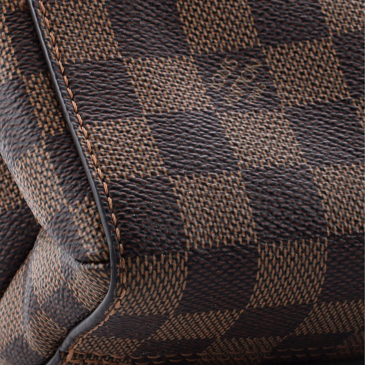 Vavin Handbag Damier with Leather PM - Deep Luxury