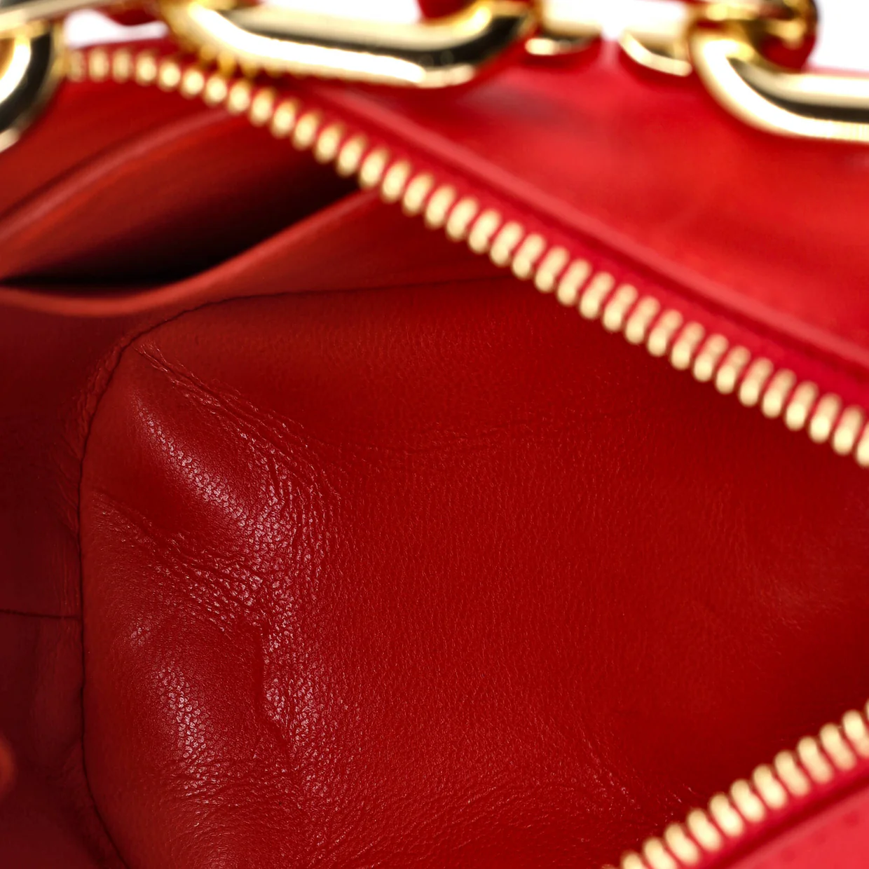 Gancini Chain Shoulder Bag Leather Mini - Deep Luxury