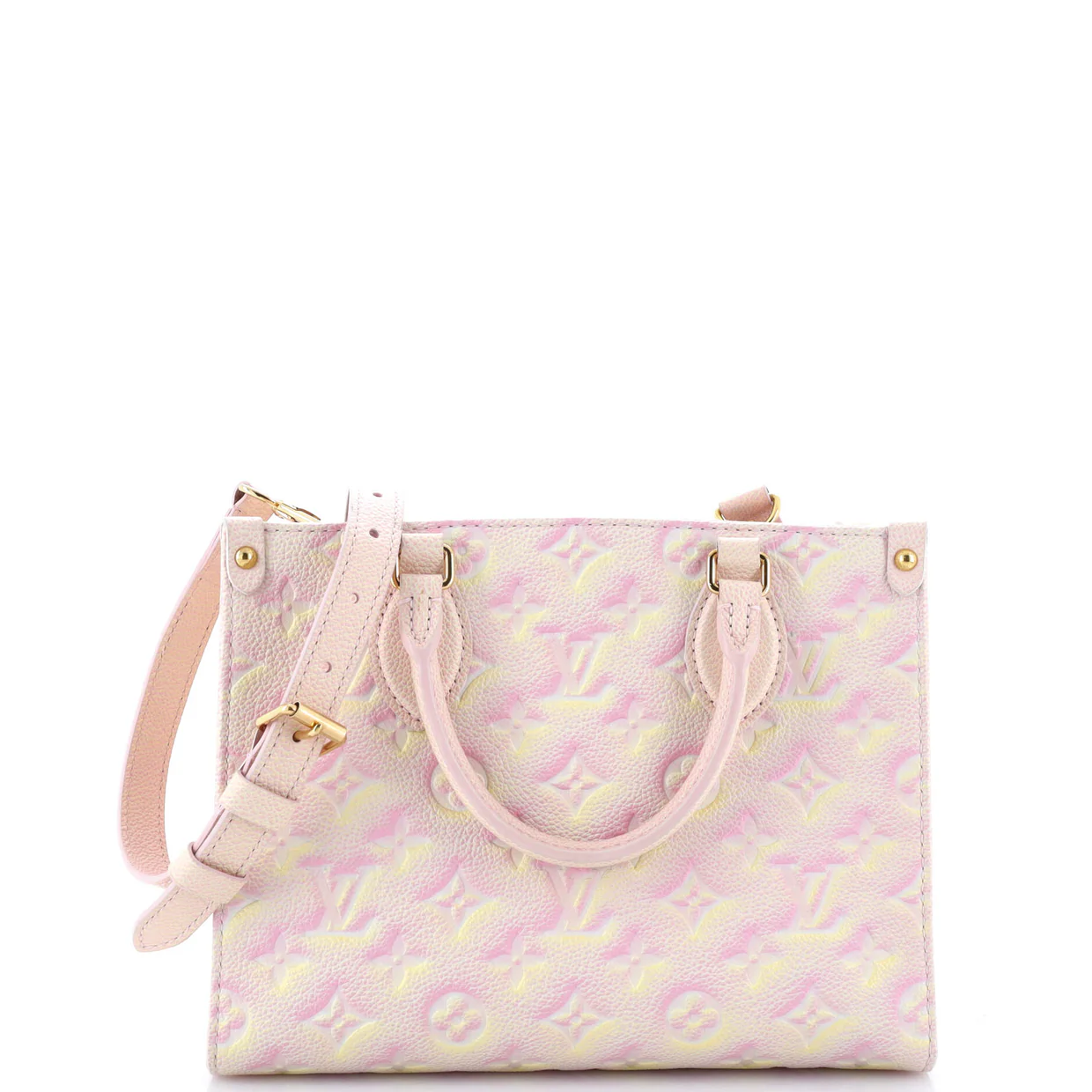 OnTheGo Tote Stardust Monogram Empreinte Leather PM - Deep Luxury