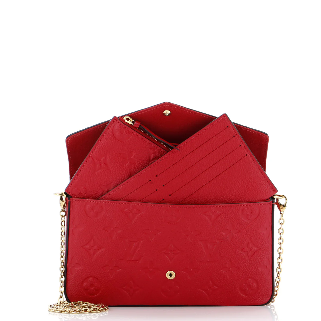 Felicie Pochette Monogram Empreinte Leather - Deep Luxury