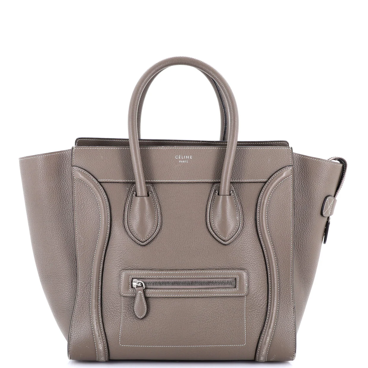 Luggage Bag Grainy Leather Mini - Deep Luxury