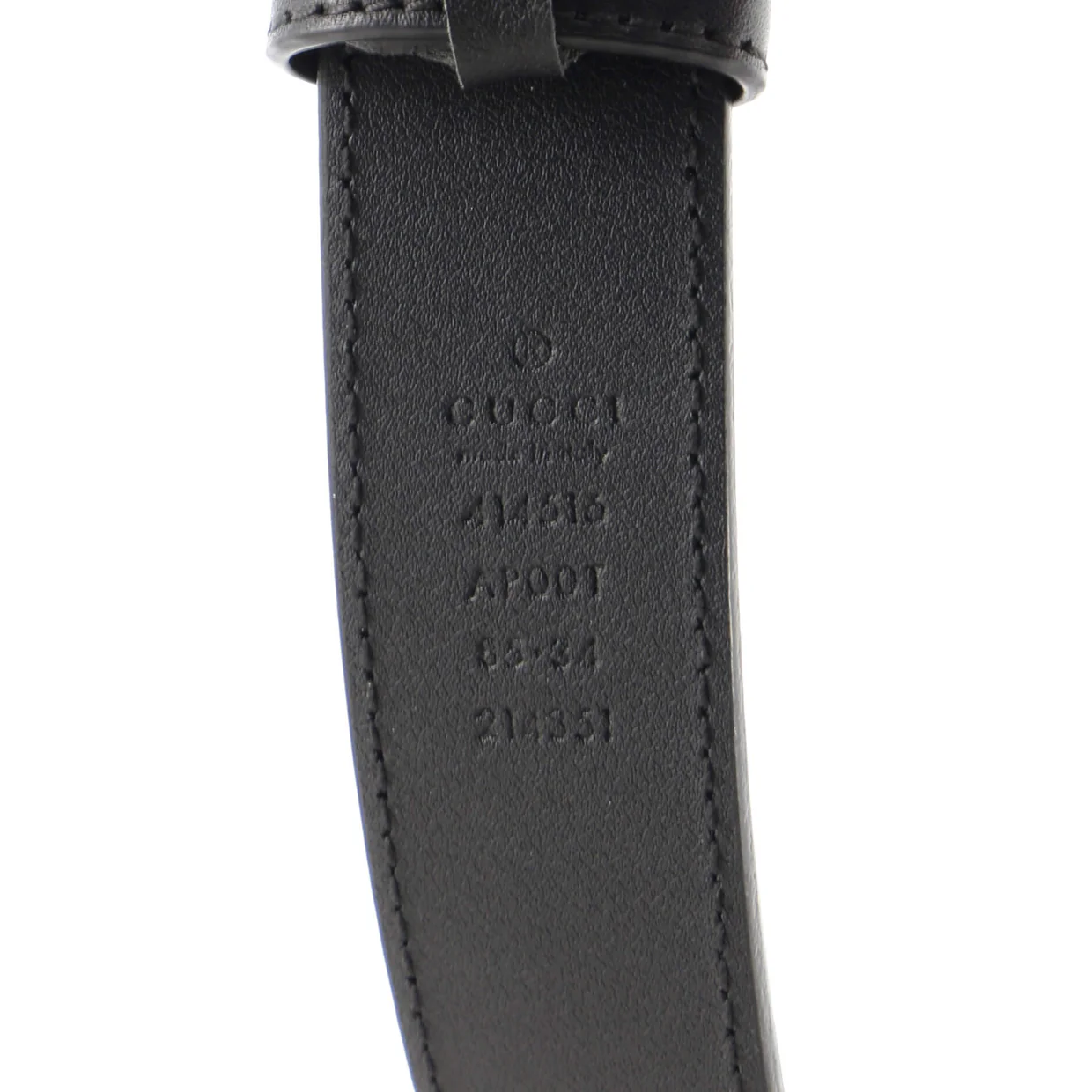 GG Marmont Belt Leather Medium 85 - Deep Luxury