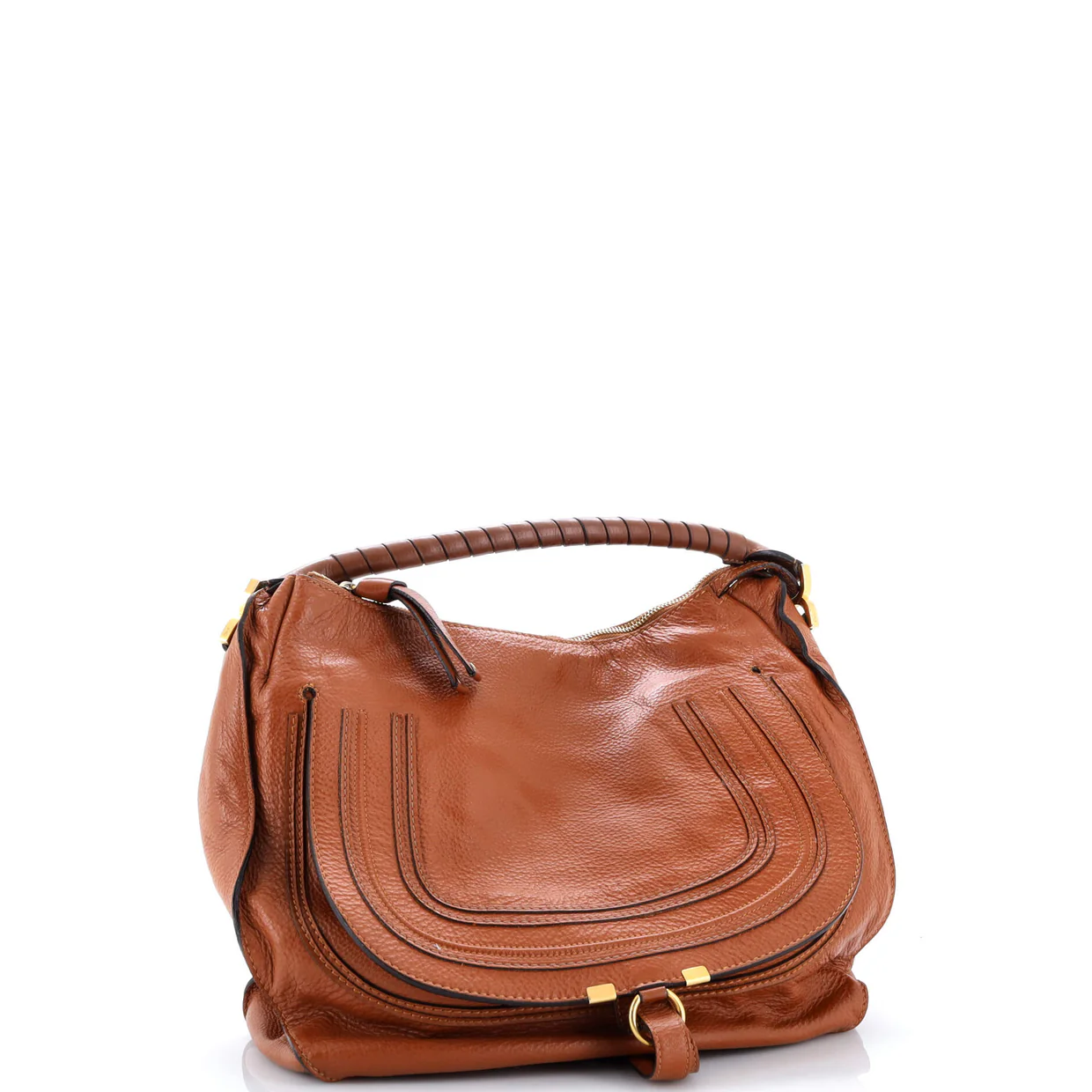 Marcie Hobo Leather Large - Deep Luxury