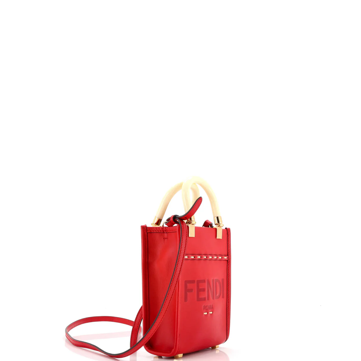 Sunshine Shopper Tote Leather Mini - Deep Luxury